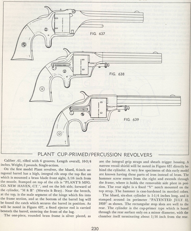 4-Plant Cup-primed -percussion Revolvers