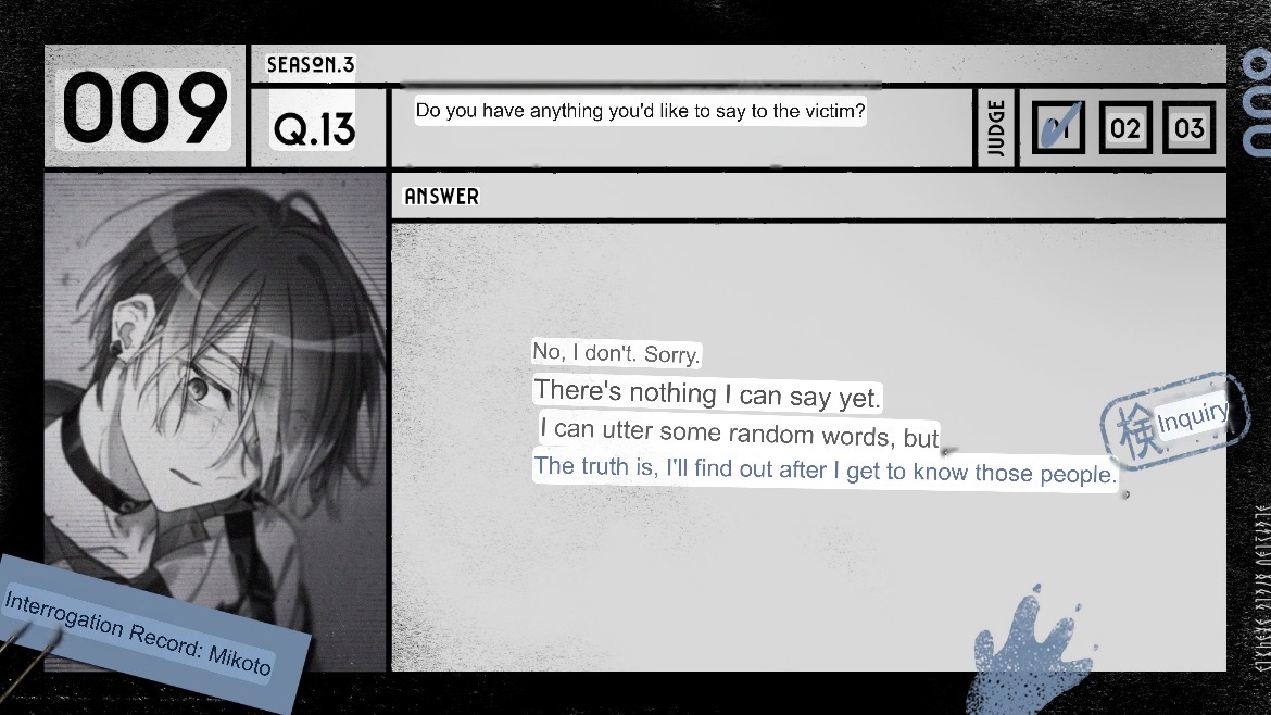 Interrogation Question 13