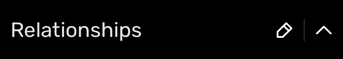 Relationships