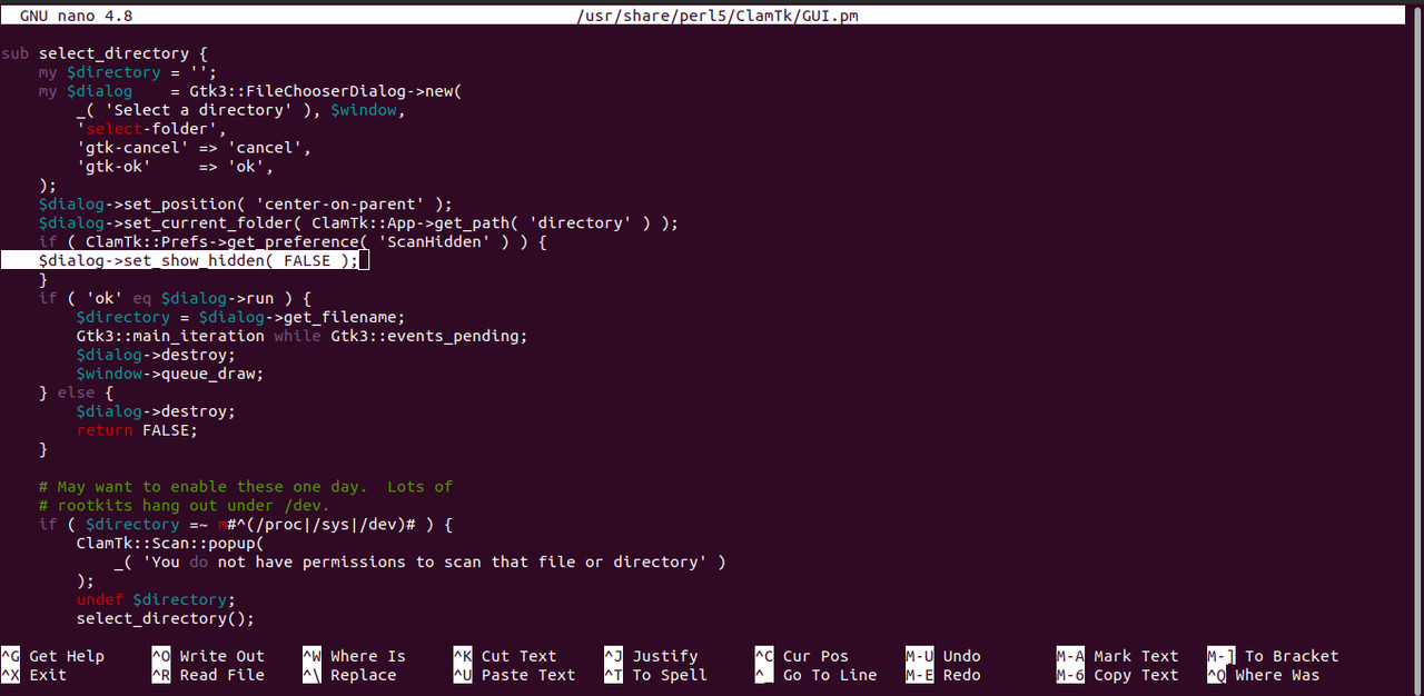 sub select directory1