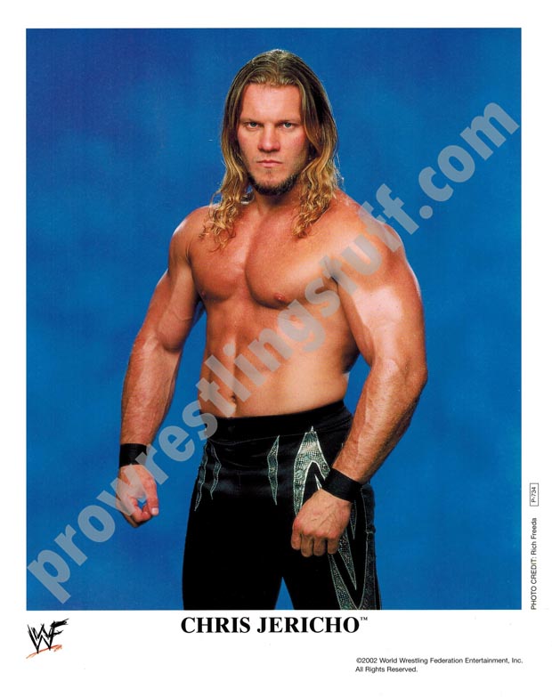 Chris Jericho P-734 WWF 8x10 promo photo