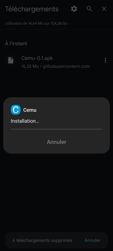 Installation Cemu