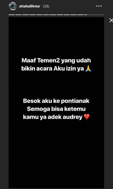 Insta Story Atta Halilintar