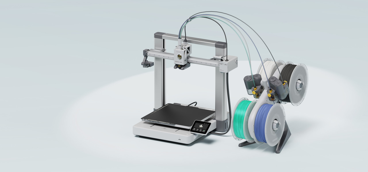 Impressora 3D Bambu Lab A1 com sistema AMS Lite
