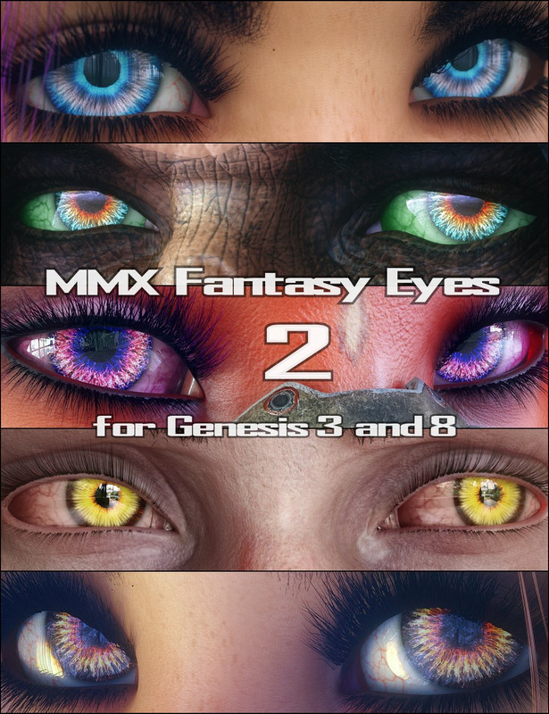 [FREE] FIX For MMX Fantasy Eyes 2 for Genesis 3 and 8