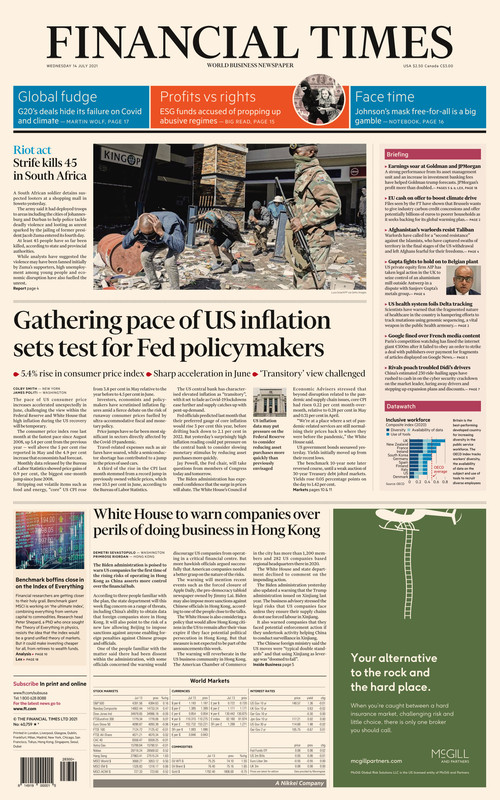 Financial Times USA - July 14, 2021