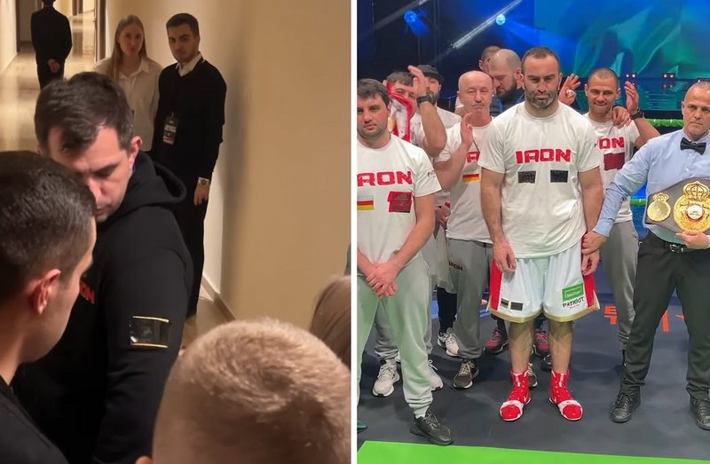 Закриха с лепенки руското знаме в боксовия мач на Мурат Гасиев