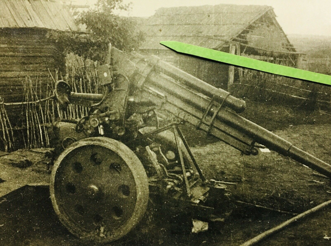 Foto Wehrmacht Russland Front 1941 „Erobertes russisches Flakgeschütz“ Beute (2)