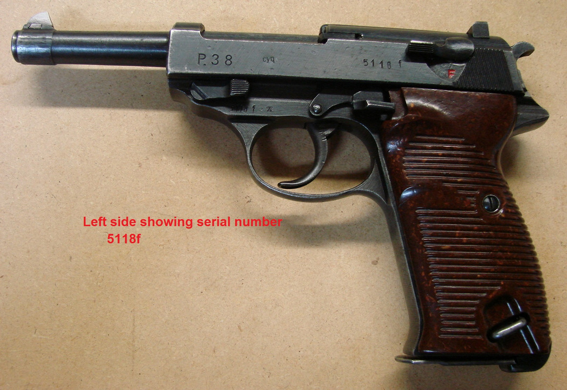 Left side showing serial numbers