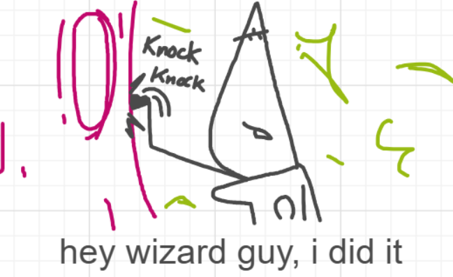 A panel from The Prime Number Few, episode eight of the Board Boards object show by Furretwalk/WalkingFurret.