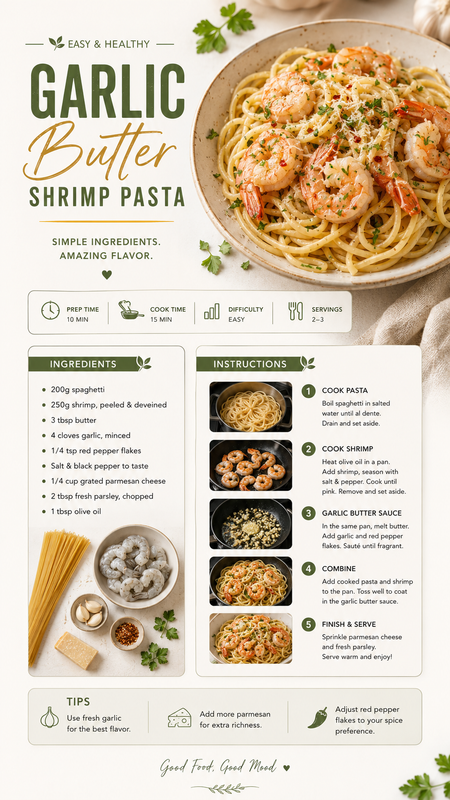Minimal Food Recipe Card Generator
