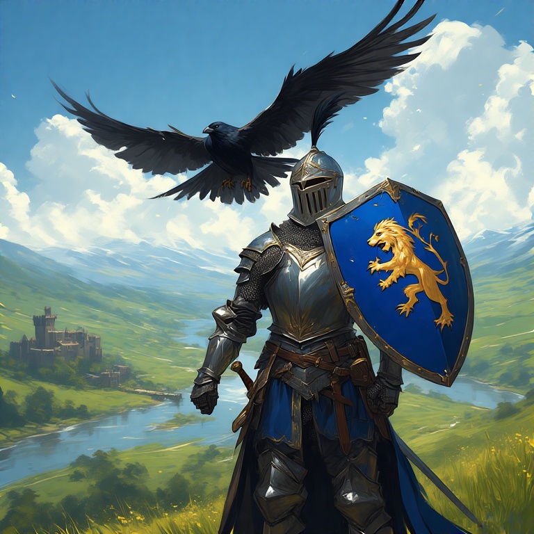 A-medieval-knight-in-shining-a-21