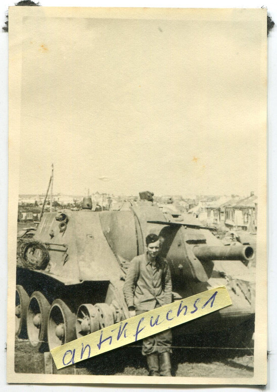 schweres Beute Panzer Sturmgeschütz aus Rußland im 2.WK