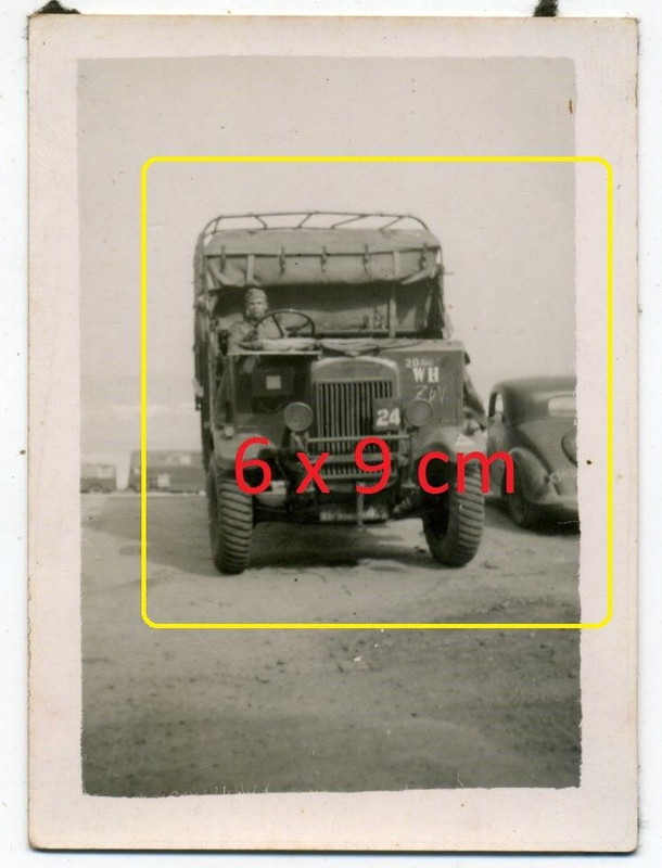 Foto Englischer WH Beute LKW Dünkirchen