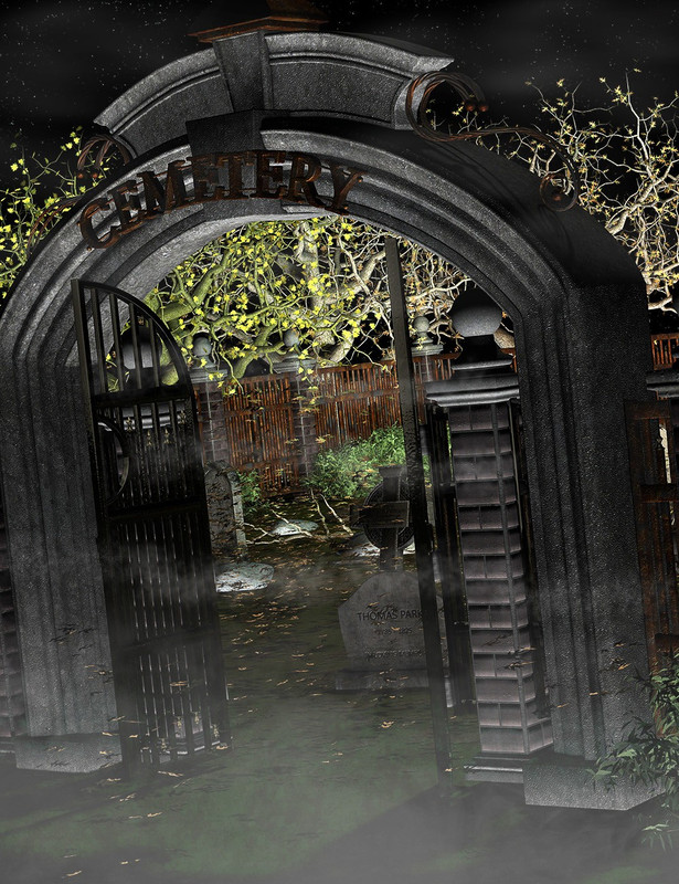 Ravenwood Cemetery - Gate