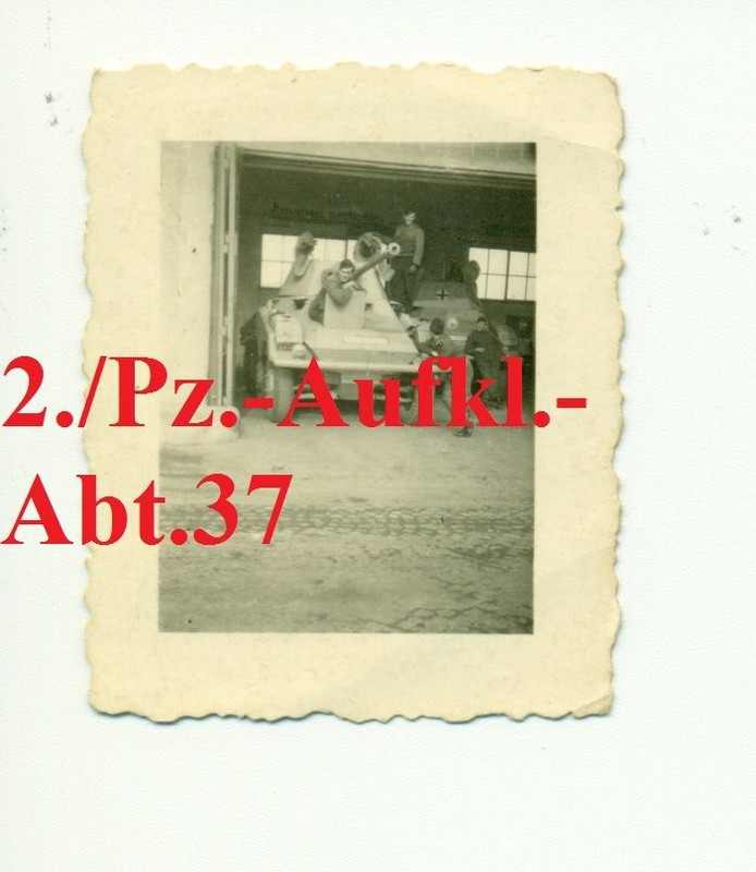Pz.Aufkl..Abt.37 - PANZER - SPÄHWAGEN