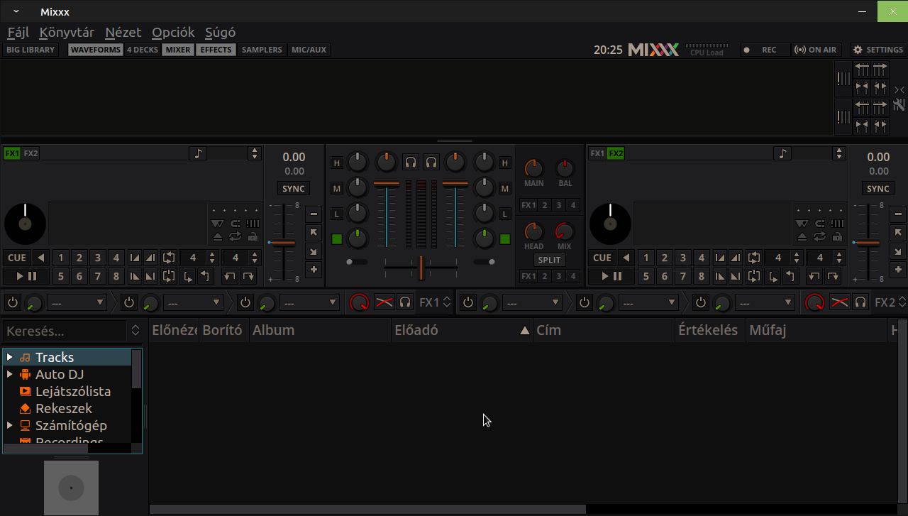 Mixxx 2.3 (Debian 10)