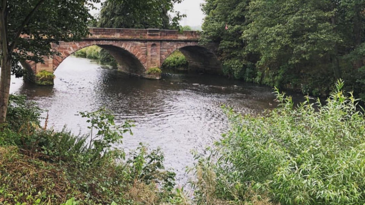 River Mersey - UK river flowing through England