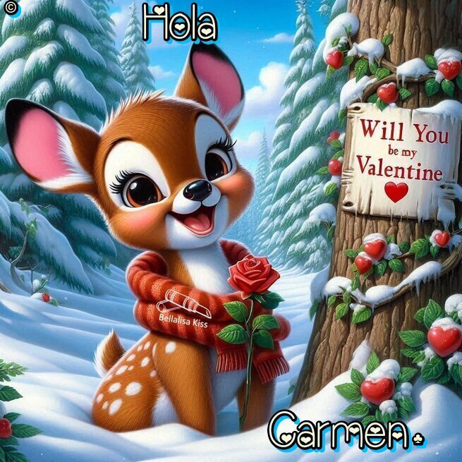 SAN VALENTIN BAMBY HOLA