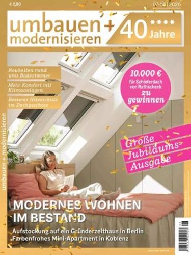 Cover: Umbauen + Modernisieren No 07-08 2026