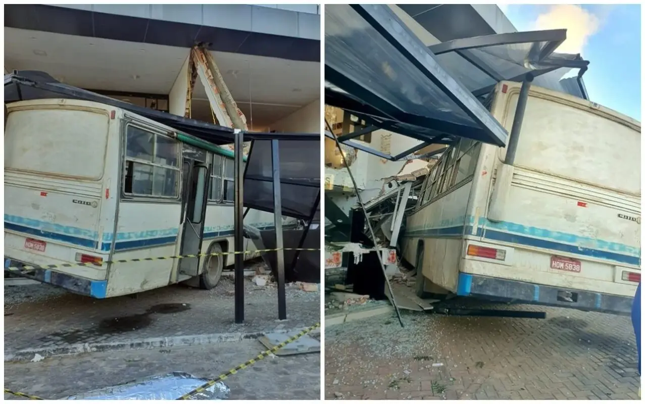 Ônibus desgovernado invade galeria e mata jovem de 23 anos em Maragogi