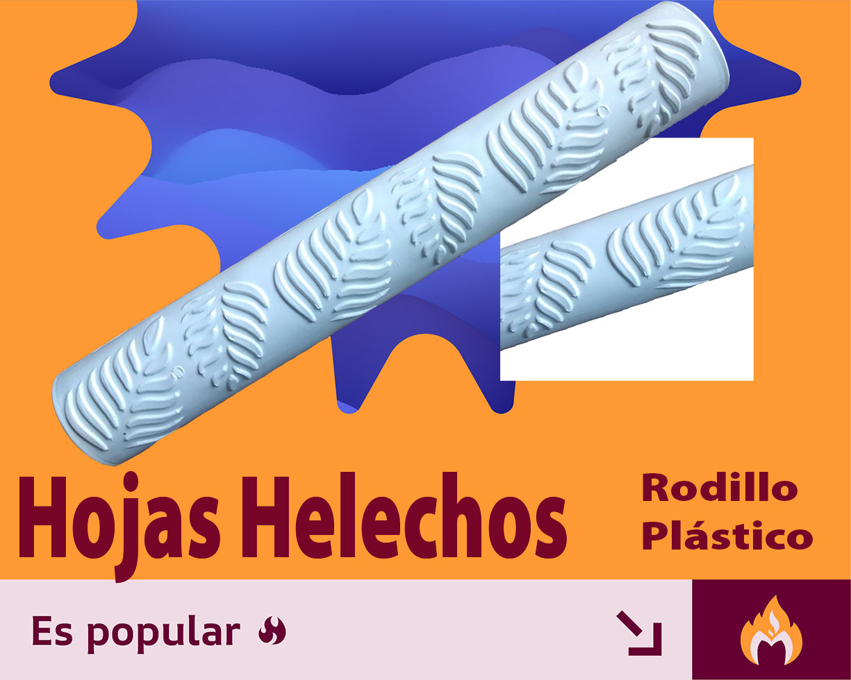 Rodillo Marcador De helechos Para Repostería y decoración de tortas