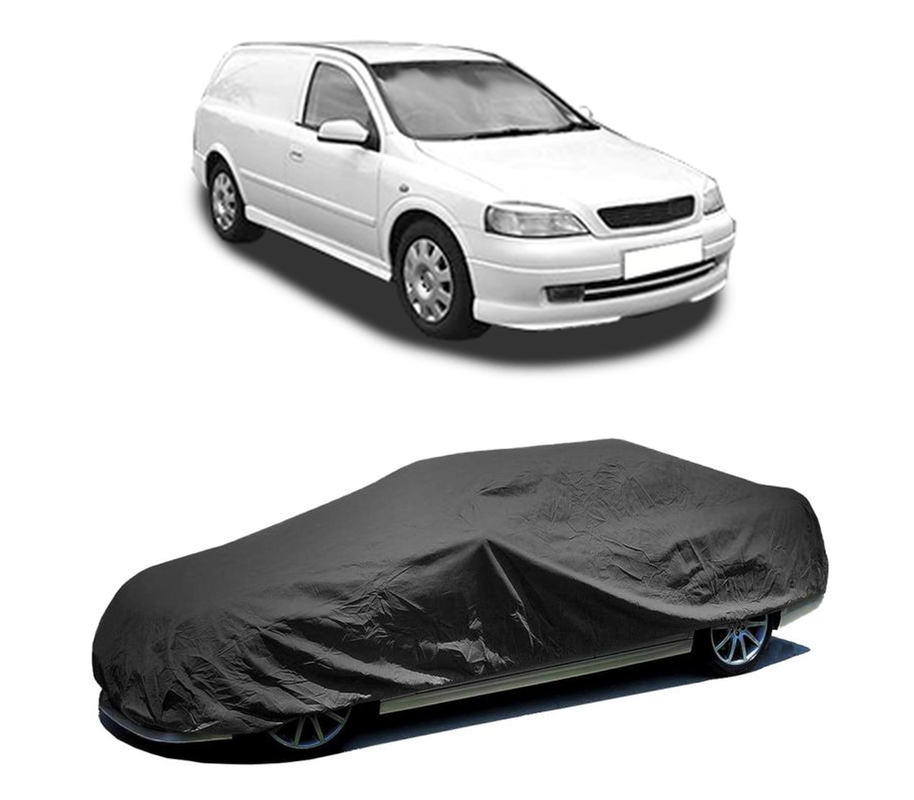 Husa tip prelata auto pentru OPEL ASTRA G Estate Van (F70) 1998 - 2005,culoare negru, material textil impermeabil, rezistanta la intemperii praf UV, CARPASSION Husa Protectie