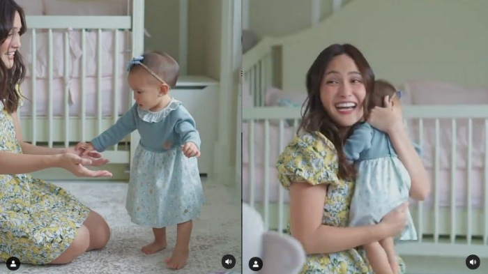 Putri semata wayang Shandy Aulia sudah lancar berjalan di usia 11 bulan