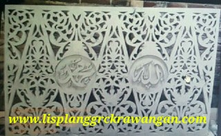 TLP/WA 081292516858, Harga Promo Krawangan GRC Murah, Lisplang, Kubah Di Tangerang
