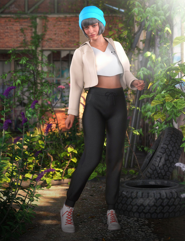 Cool Down Outfit for Genesis 8.1 Females Cool Down Outfit for Genesis 8.1 Females