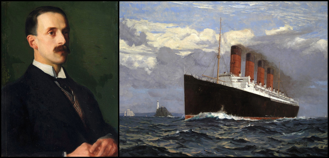 Hugh-Lane-Lusitania-Norman-Wilkinson.jpg