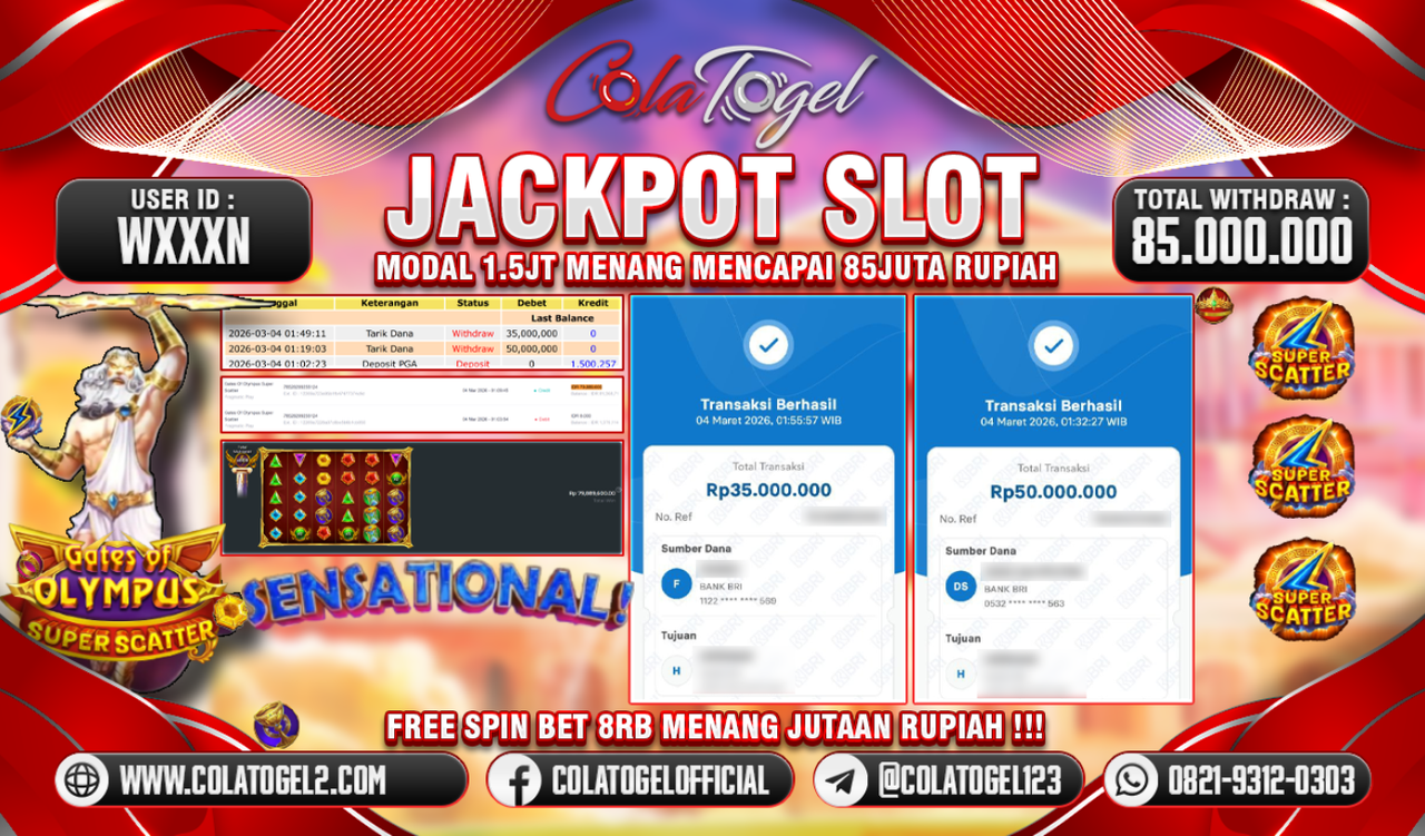 JACKPOT SLOT GACORR!!