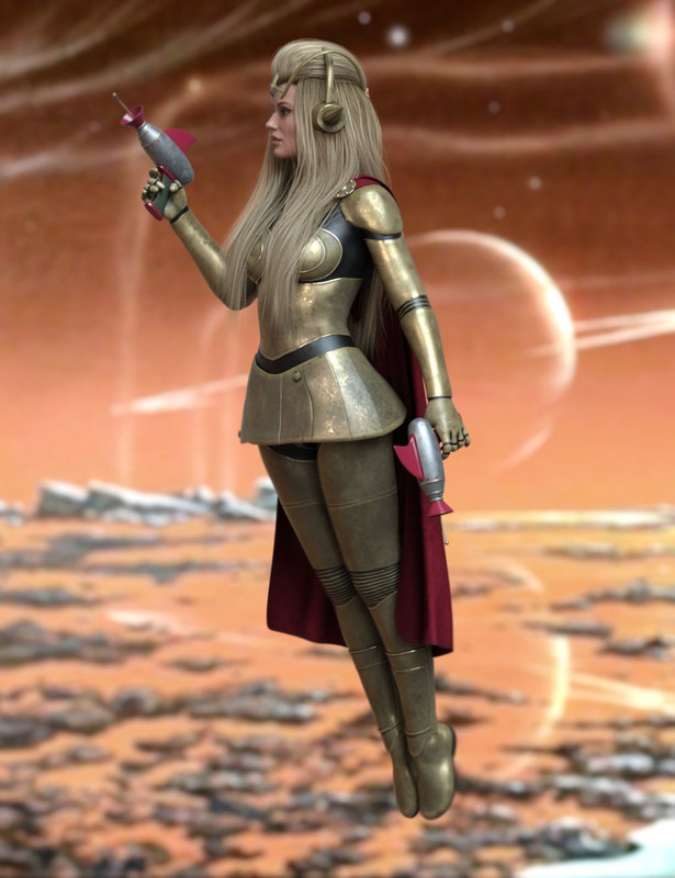 Retro Sci Fi Poses for Genesis 8 and 8.1 Females Retro Sci Fi Poses for Genesis 8 and 8.1 Females