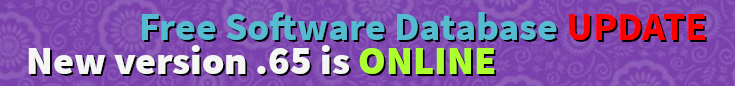 New version 250422.65 of the Free Software Database is online