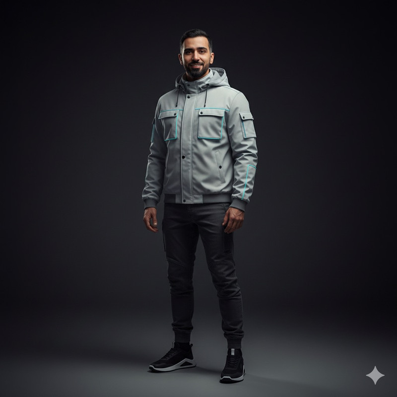Futuristic Techwear Portrait