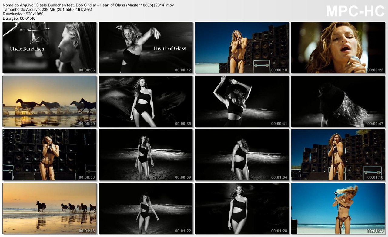 Gisele Bündchen feat. Bob Sinclar - Heart of Glass (Master 1080p) [2014]