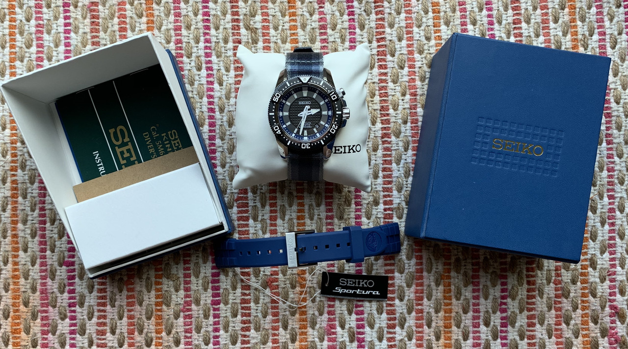 FS: Seiko SKA563 Kinetic Sportura Diver w/Sapphire Xtal | WatchUSeek ...