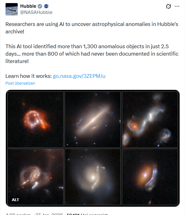 Neue Objekte im Weltraum Neue Objekte im Weltraum