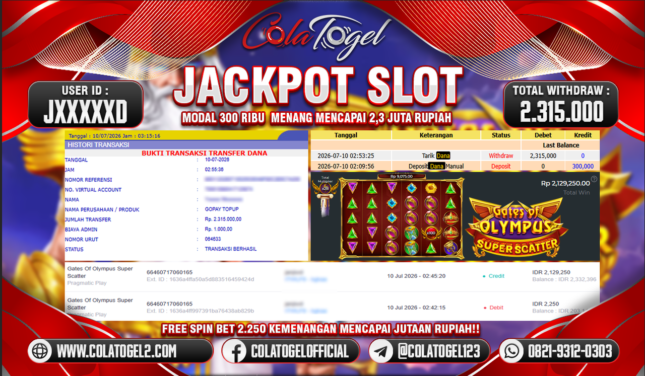 JACKPOT SLOT GACOR!!