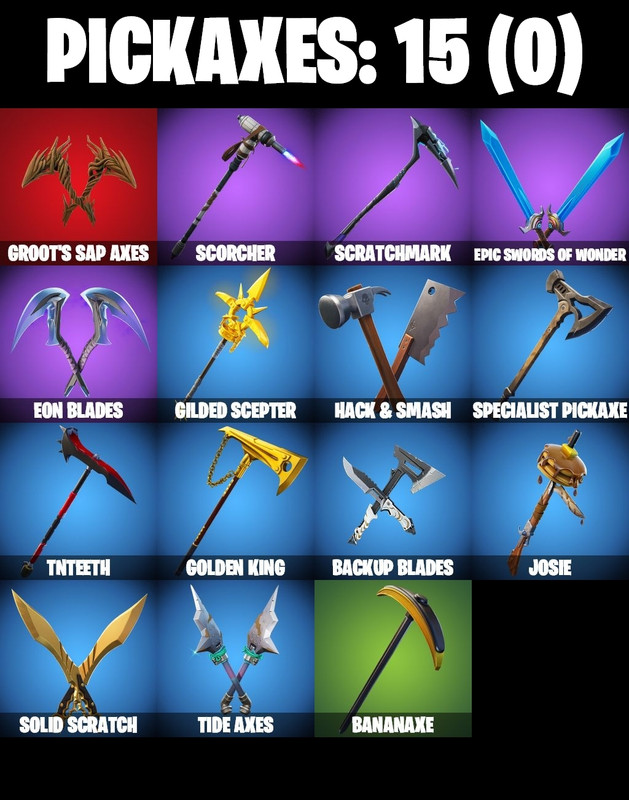 pickaxes comp