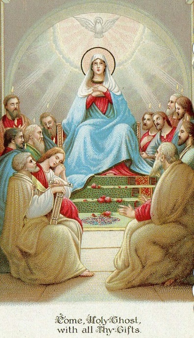 Maria e lo Spirito Santo dans Citazioni, frasi e pensieri Pentecoste