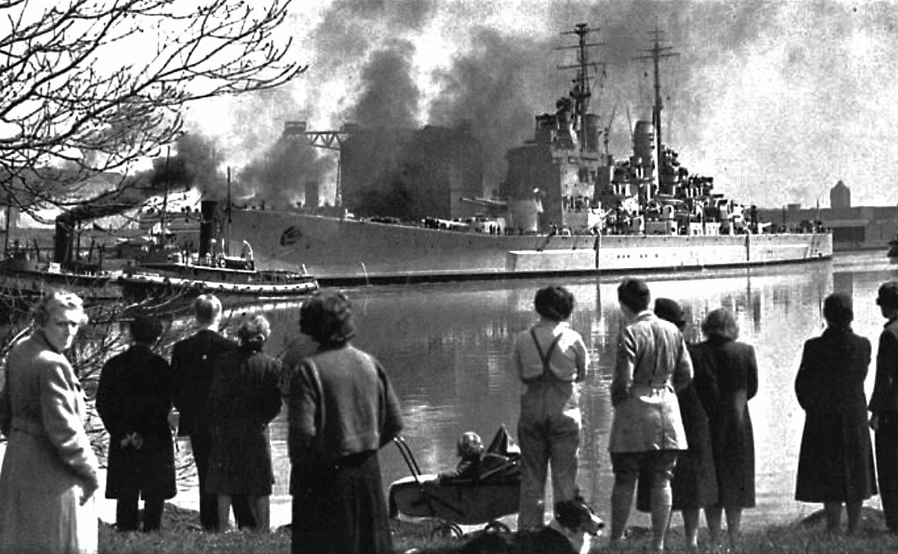 HMS Vanguard, 2 мая 1946