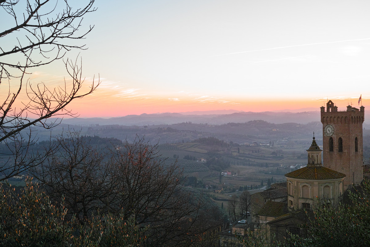 San Miniato all'imbrunire