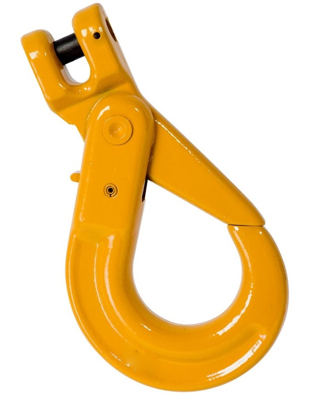 2 x 6mm Clevis Self Locking Hook G80 Alloy Steel Lifting 4x4 Chain