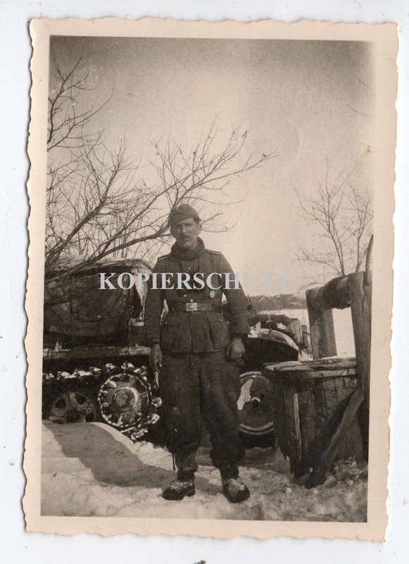 Russland Stellung Feldküche SDkfz LKW Halbkette Soldat Orden Abzeichen