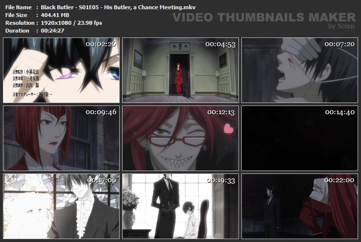 Black Butler - S01E05 - His Butler, a Chance Meeting.mkv