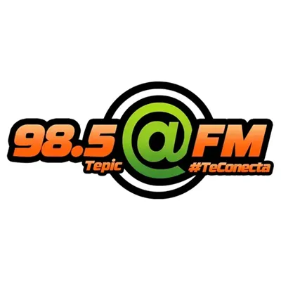 98.5 Arroba FM (Tepic) - 98.5 FM - XHEPIC-FM - Radiorama Nayarit - Tepic, Nayarit logo