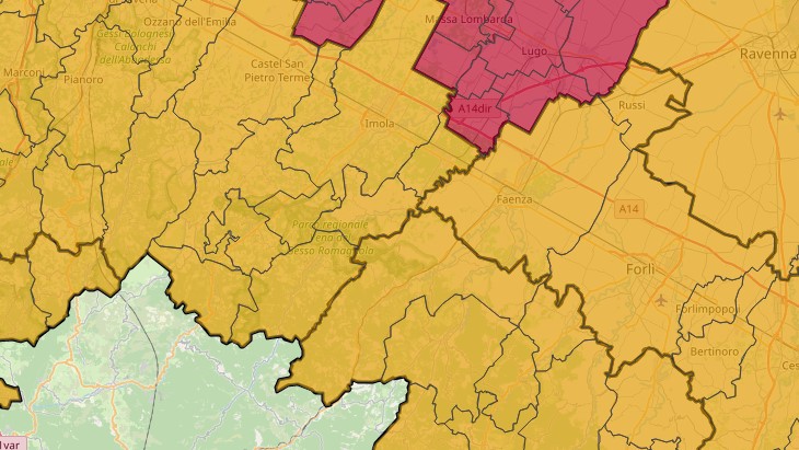 Romagna Faentina: Allerta meteo per rischio idraulico e idrogeologico Romagna Faentina: Allerta meteo per rischio idraulico e idrogeologico