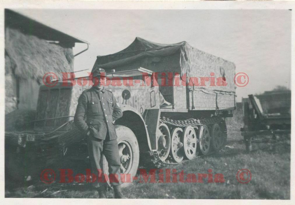 Belgien Bastogne 1944 schw.Halbkette SdKfz super camo für Ardennenoffensive1