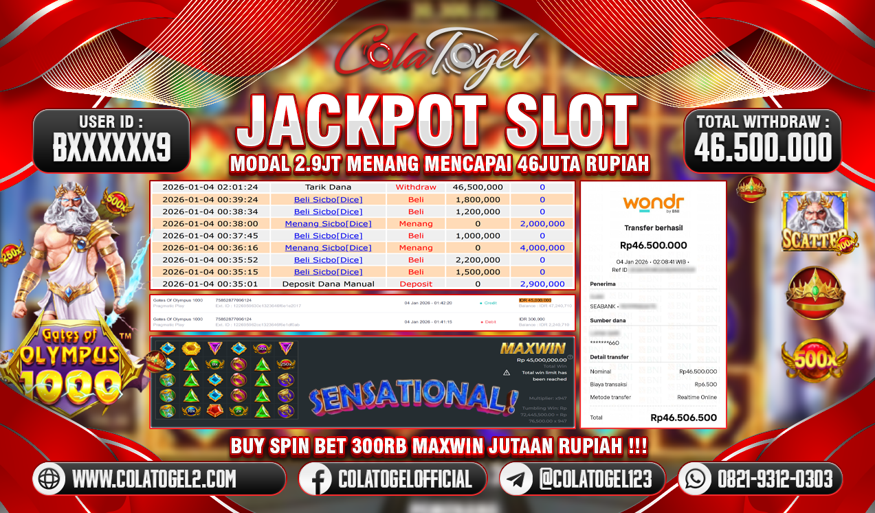 JACKPOT SLOT GACOR!!